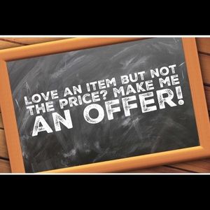 All offers considered!